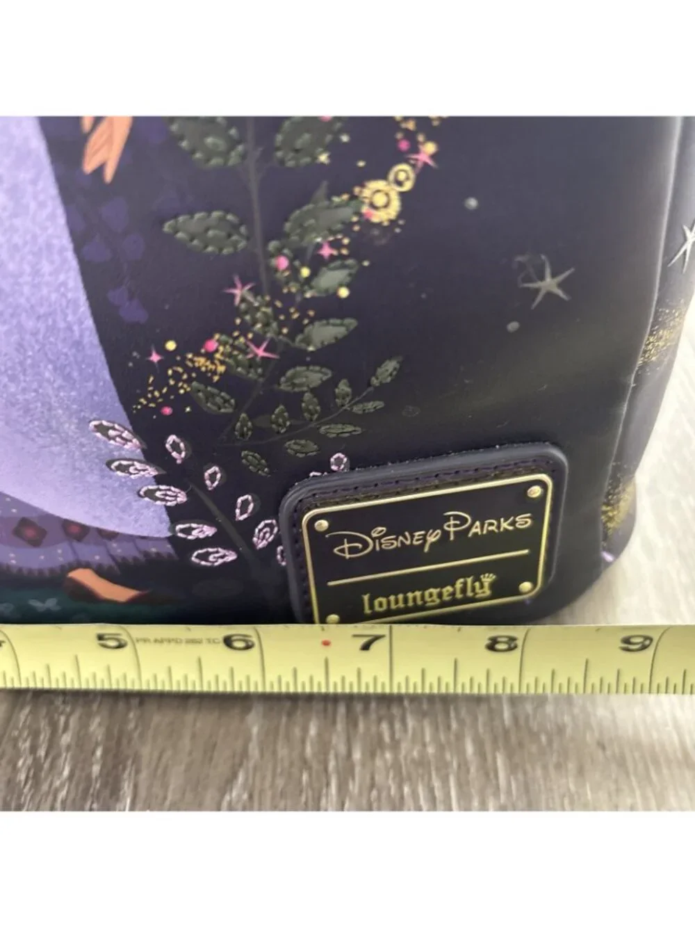 Disney Parks Wish Asha Loungefly Mini Backpack Navy Blue GOLD